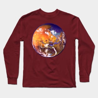 Ancient Mars Rendering Long Sleeve T-Shirt